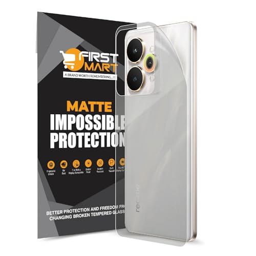 Image of FIRST MART Matte Back Screen Protector for Realme 15 - TPU Anti-Glare Protection, Anti-Slip, Bubble-Free, Edge to Edge Coverage [ 1 Pack]