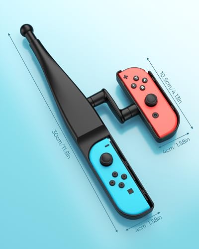 Canne à pêche pour Joy-Con Switch avec moulinet rotatif fluide pour simulation