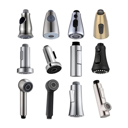 Cabezal de grifo de cocina con doble chorro y boquilla ducha G1/2 2