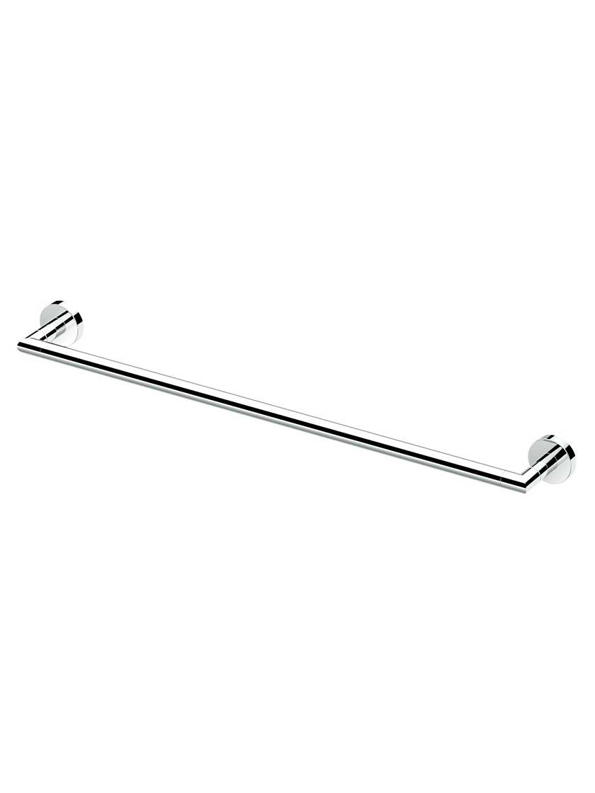 Gatco 4630 Glam Single Towel Bar, 2 lbs, Chrome