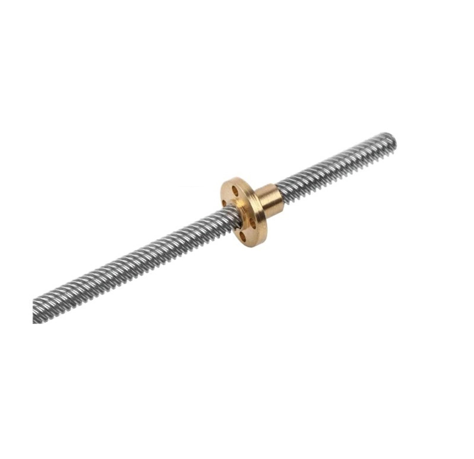 Tornillo T12 8mm con tuerca de cobre y longitud de 100 a 550 mm 3
