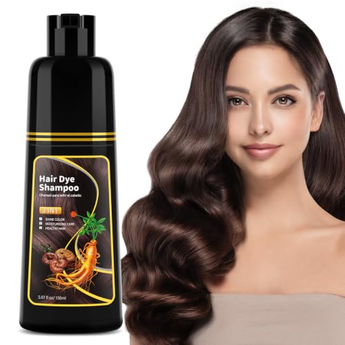 BELEZALIB Dark Brown Hair Dye Shampoo