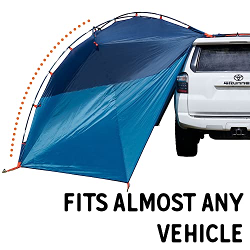 Kelty Backroads Shelter Universal Mounted Car Camping Shelter with Zippered Entry, Sturdy Frame, Protection from Elements, UV, Stuff Duffel Included - Image 3
