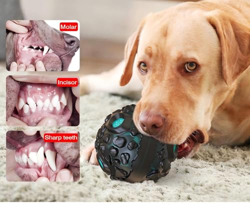 Pelota para perros Giggle Ball interactiva con sonido chirriante miniatura 3