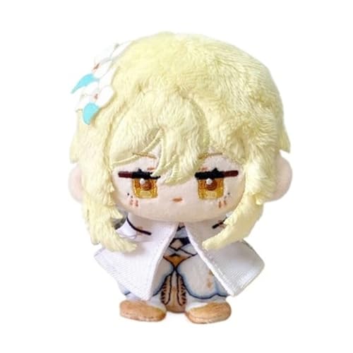 Genshin Plush Llavero, 12CM Anime Plushie Toy Lindo Suave Muñeca Impact Carcoon Figura for Fans Regalo(Lumine) Genshin Plush Llavero, 12CM Anime Plushie Toy Lindo Suave Muñeca Impact Carcoon Figura for Fans Regalo(Lumine)