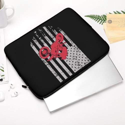 Funda para portátil con diseño Motocross USA 13 pulgadas miniatura 4