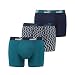 Produktbild PUMA Herren Unterhosen 3er Pack Promo Boxer Shorts Arrow Print Blue Combo, Größe:L