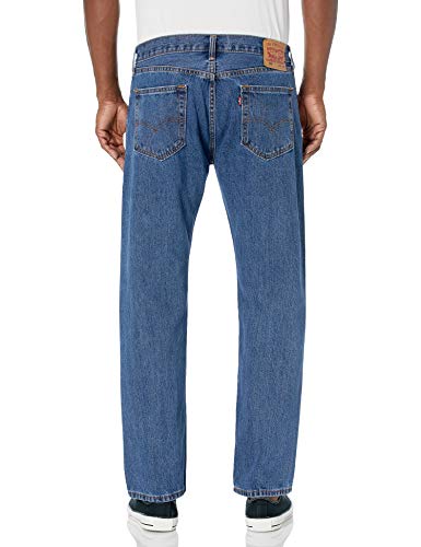 Calça Jeans Masculina 550 Relaxado ajuste de Levi, Medium Stonewash-sem água, 44W x 36L