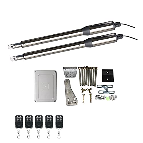 Motore per cancello scorrevole, operatore automatico per apertura cancello a doppio braccio da 300 kg, azionamento motore per apertura porta a battente, per controllo accessi, sicurezza domestica pe