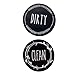 Clean Dirty magnes do zmywarki do naczyń, organizer i przechowywanie w domu, dwustronny magnes Clean Dirty