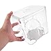 Ipetboom Water Cooling Nest Hamster House 5.51 Inch Transparent Plastic Summer Hideout with High Strength Cooling Plate for Small Pets
