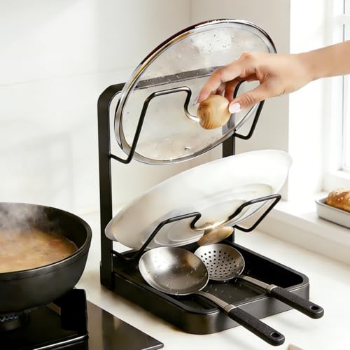 LzzzFZCF Pot Lid Storage Rack image