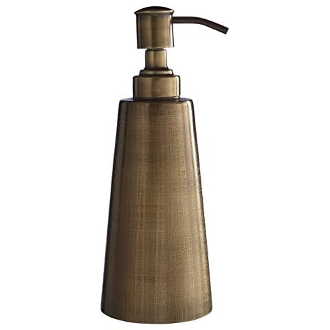 Premier Housewares Madison Antique Brass Lotion Dispenser Cover