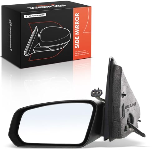 A-Premium Driver Side Power Door Mirror Compatible with Saturn Ion 2003 2004 2005 2006 2007 - Non-Heated Non-Folding Black Outside Rear View Mirror by A-Premium - Used condition - US$50.99