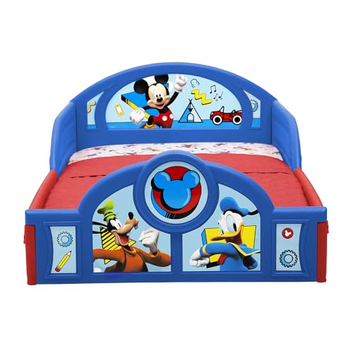 Image of Delta Children Toddler Bed Minnie Mouse Plastic Sleep and Play, Certified