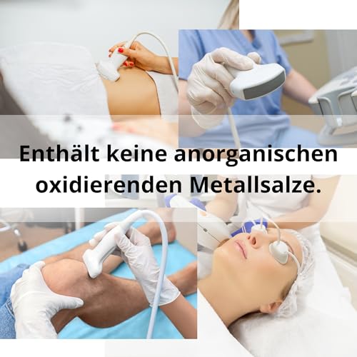 KEFUS Leitfähiges Gel 250 ml. Für Ultraschall und Radiofrequenz im Gesicht und am Körper, ideal für Laser-Haarentfernung, gepulste Lichtgeräte, Hören des fetalen Herzschlags und IPL-Haarentfernung