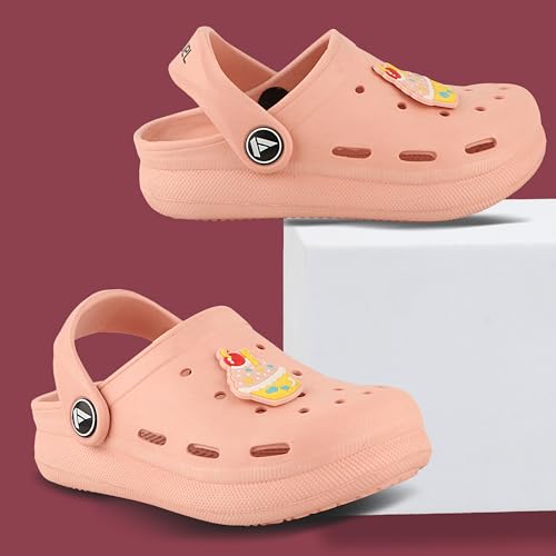 Image of FUEL Hooper Lightweight & Comfortable Pull-On Casual Clogs with Cushioned Footbed for Kids