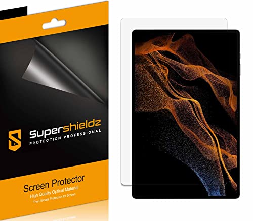 (3 Pack) Supershieldz Anti-Glare (Matte) Screen Protector Designed for Samsung Galaxy Tab S8 Ultra (14.6 inch)