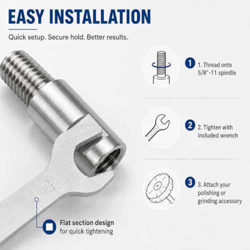 Image of Airway Buff Extender, Airway Buffing Wheel Extension Shaft,5 /8 inch-11 Thread