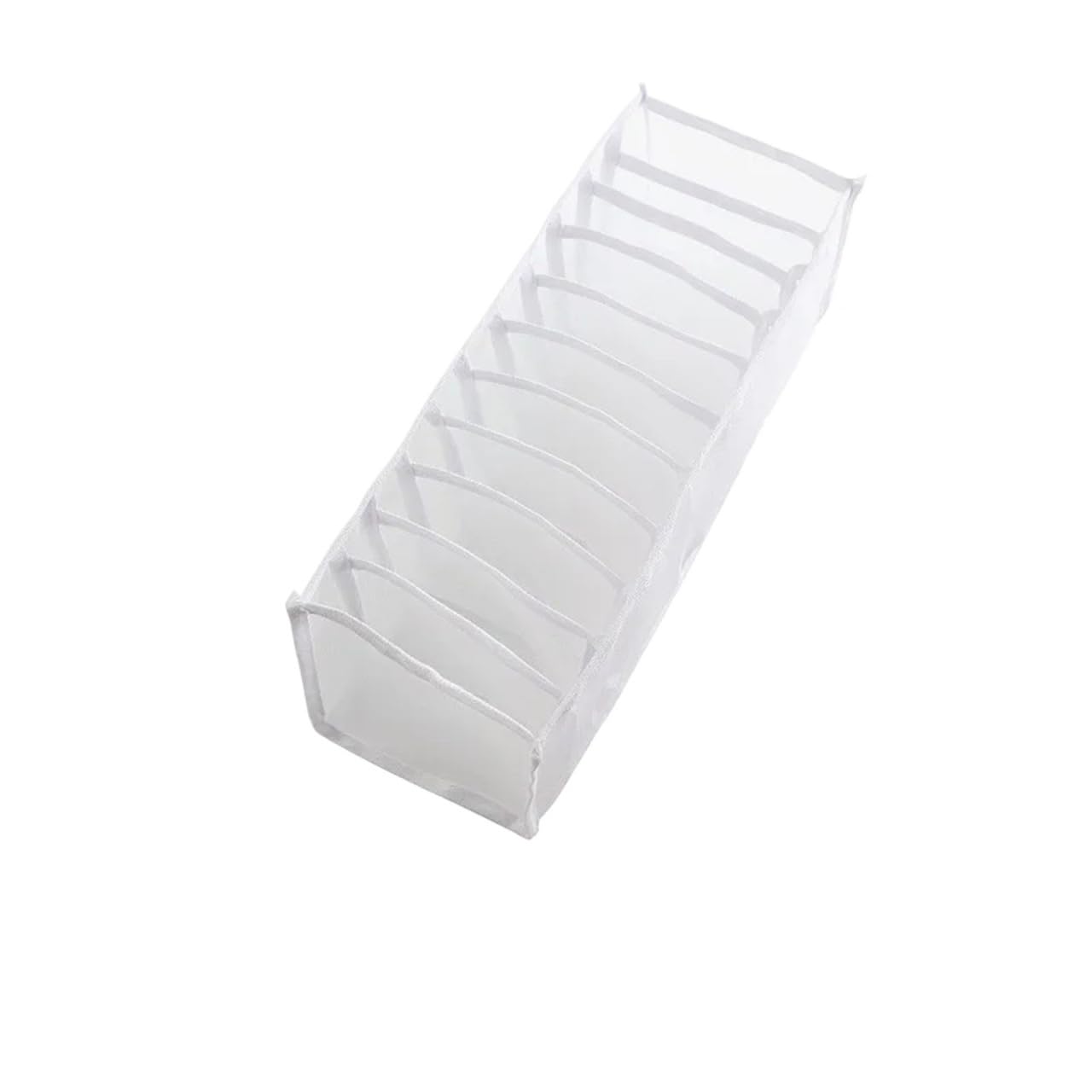 GYTTDERFL Sock Organiser Underwear Organizer For Wardrobe Clothes Organizers Cabinets Drawer Bra Socks Storage Box(White 11 grid,1PC)