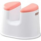 バスチェア お風呂椅子 U形 プラスチック製 防滑 耐久性 多機能 トイレ踏み台 シャワー用 家用 簡単洗浄 緑白Quikzy (A,ピンク) [並行輸入品]