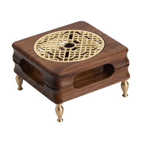 Chauffe-théière de salon en bois support bougie pour pause thé cocooning à la maison - 8