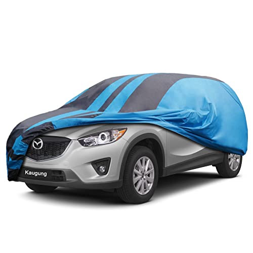 Image of Kaugung Car Cover Waterproof Custom Fit Mazda CX50 CX-50 CX-5(2012-2025), Full Exterior Cover for Automobiles Lightweight Resistant Outdoor Sun UV Rain Dust Snow Wind Protection.