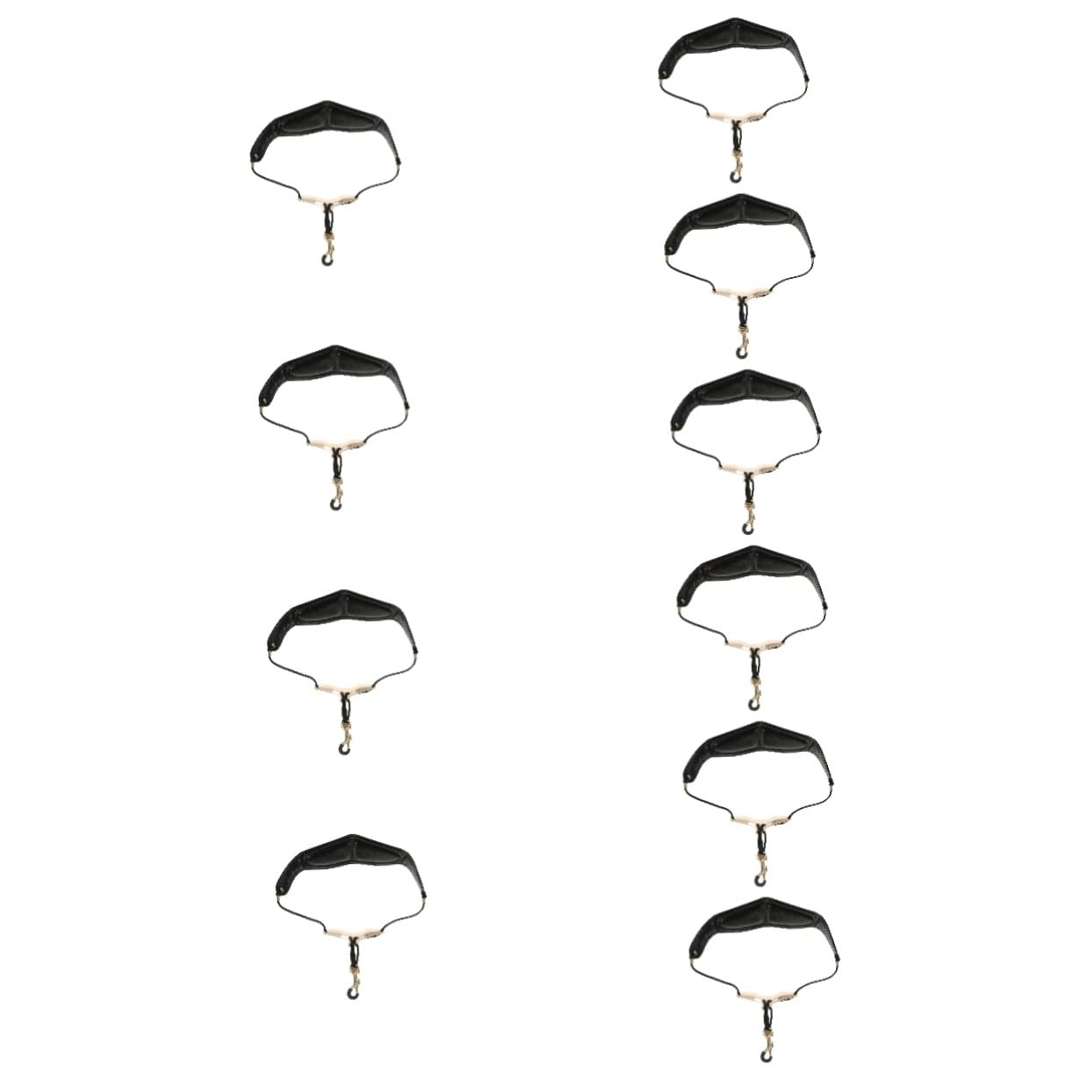 ibasenice 10pezzi Cinghia Sax Regolabile Pelle Accessorio Per Strumenti Musicali Comfort e Stile Per Saxofoni e Fiati Design Creativo e Resistente Per Musicisti