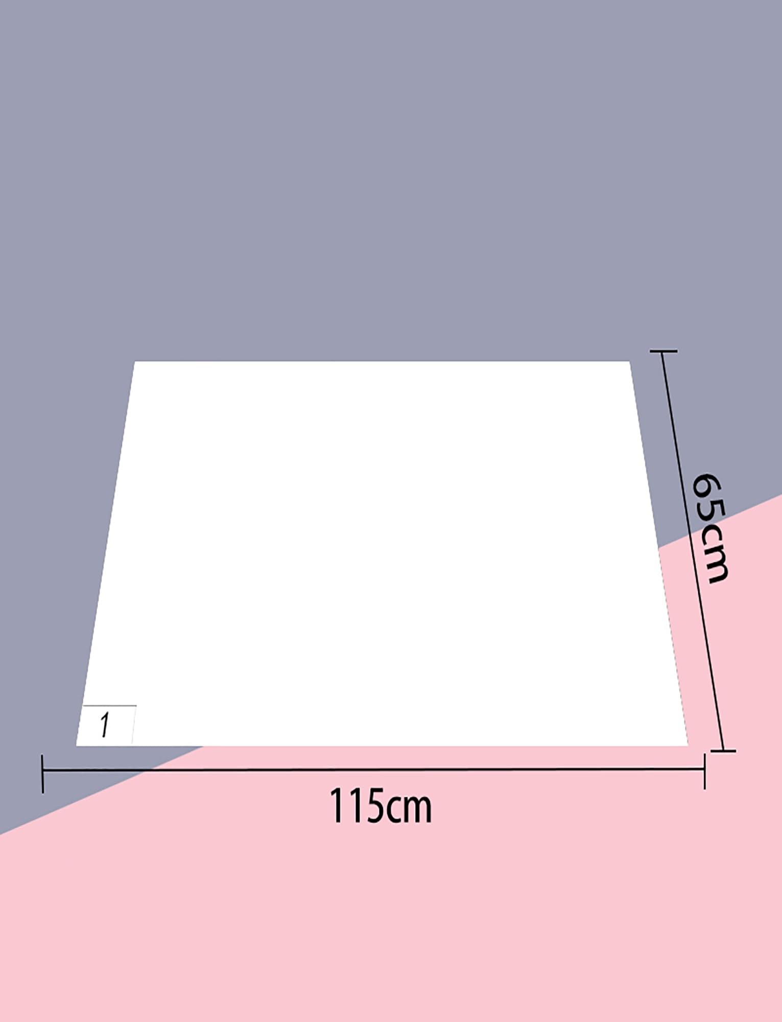Generisch 300 Stück Klebematten, Karton mit 10 Matten, je 30 Blatt, for Reinraum, Lager, Labor, for Auffangen von Schmutz, Grün, Beige, Blau, Transparent(Clear,65x115cm)