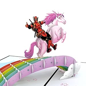 Lovepop Marvel Deadpool Father’s Day 3D Pop Up Greeting Card, 1 Ct, 5 X 7 Inches, Gifts For Dad