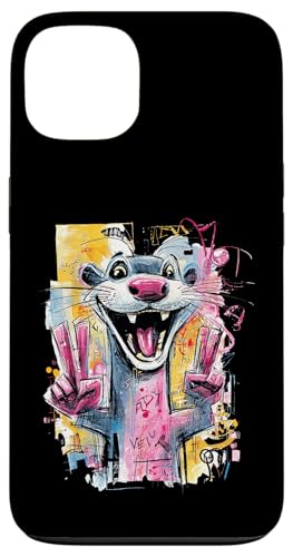 Funny Mouse �_�u���s�[�X �O���t�B�e�B �|�b�v �L�����N�^�[ �O���t�B�b�N �X�}�z�P�[�X iPhone 13 �p