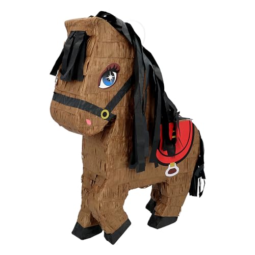 Boland 30988 - ananás cavalo, 45 x 33 x 8 cm, pónei, decoração pendente, decoração de aniversário, festa temática e carnaval