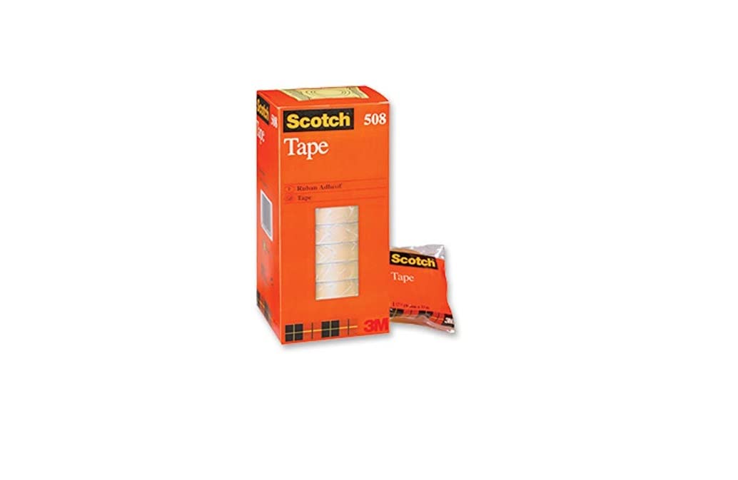 Scotch Transparent Tape, Easy to Tear, 19mm x 33m, 1 Roll