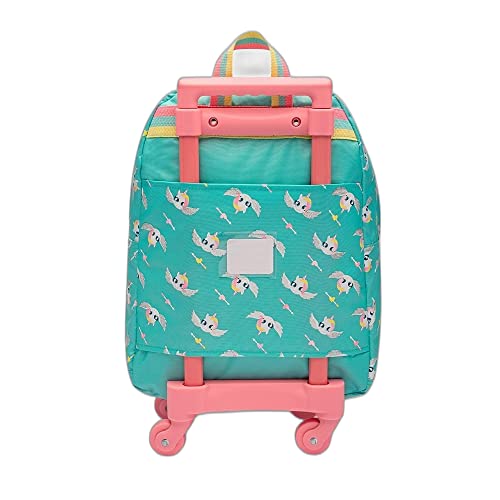 Mochila Escolar com Rodinha e Lancheira Unicórnio Love - Puket