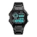 Produktbild NICERIO Herren Sportuhr Mode Wasserdichte Uhr Outdoor Digitaluhr Herrenuhr (schwarz)