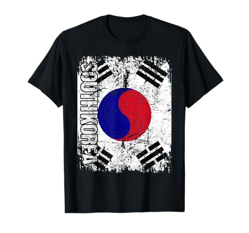 COREE DU SUD Drapeau | Hommes Femmes Enfants COREE T-Shirt