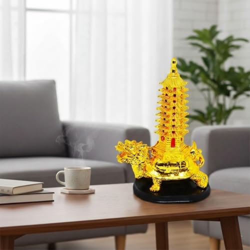 Image of Fengshui Education Tower Academic Success for Children (Education Tower On Dragon) Home, Office, Room Decor Decorative