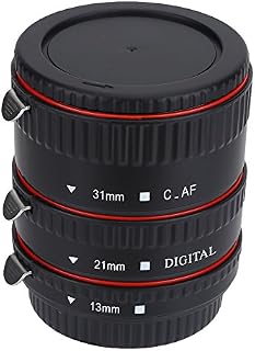 EBTOOLS 5cm Manual ing Length Lens Extension TubesMetal Auto ing Macro Extension Lens Adapter Tube Rings Set Replacement for Canon EOS EF Mount