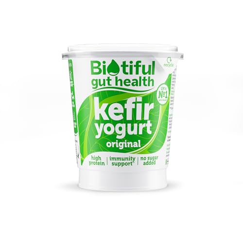 Biotiful Gut Health Kefir Yogurt Original Natural Immunity Support High in Protein Source of Calcium and B12 350g
