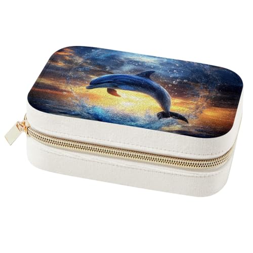 Boîte à bijoux portable dauphin pour éviter les nœuds - 2