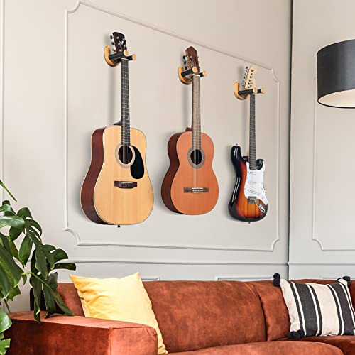 CAHAYA Support mural pour guitare avec crochet réglable en forme de U avec 5 médiators et 1 sac de sélection pour basse électrique acoustique Banjo Ukulélé Mandoline CY0297 - Les Beatles, Paul McCartney, John Lennon, RIngo Starr, George Harrison CAHAYA Support mural pour guitare avec crochet réglable en forme de U avec 5 médiators et 1 sac de sélection pour basse électrique acoustique Banjo Ukulélé Mandoline CY0297 – Image 8