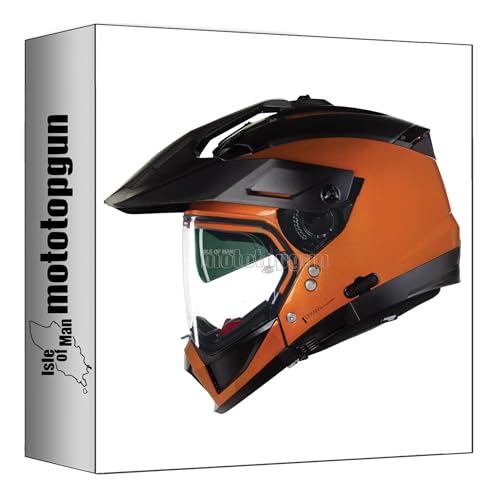 Casque moto n70-2 x Nolan Exploring Nobile Rouge Noir XXL