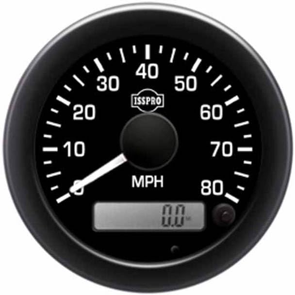Replacement for Peterbilt 379 Year 1998 3 .375IN Speedometer Gauge KIT 0-80 MPH by Technical Precision