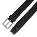 Dockers Men's 1 3/8 in. Stretch Fabric Braided Belt,Black,Medium(34-36)