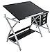 SUPER DEAL Adjustable Drafting Table Art & Craft Drawing Desk Craft Station Art Hobby Folding w/Stool and Drawers