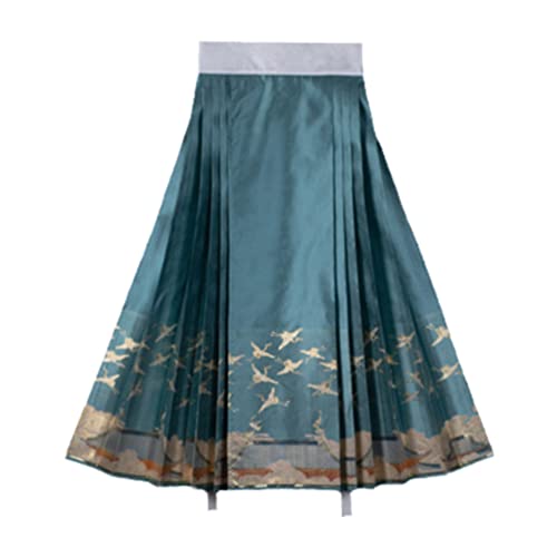 Jupe Hanfu Traditionnelle Chinoise Femme Style Grue Taille L