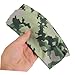OATIPHO 2pcs Camo Headband for Youth Soft Flexible Sweatband for Sports Fashionable Workout Hair Accessories for Boys Girls Comfortable Camouflage Design