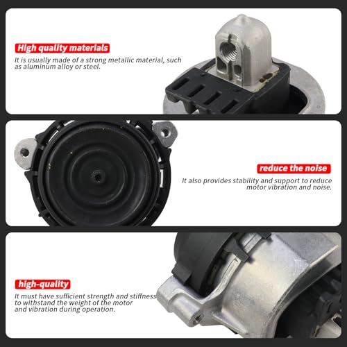 YINAVAGAD 22116860495+22116860496 Engine Motor Mount Left+Right Engine Support Mount for BMW G01 G02 530Li xDrive X3 X4 X5 xDrive25i xDrive30i 2.0T 2018 2019 2020 2021 2022 2023 2024 by YINAVAGAD - Image 5