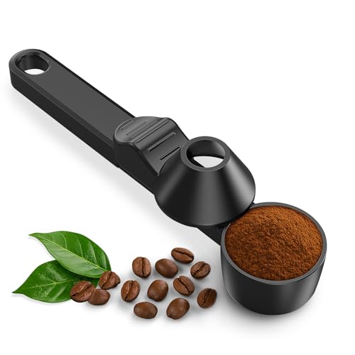 Coffee Scoop with Funnel for Ground Coffee & Protein Powder, 2 Tbsp