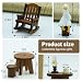 Cute Duck Figurine Set, Mini Resin Duck Decor for Desk, Adorable Duck Collectibles Statue for Shelf, Home and Office Decoration (Sitting Posture Duck)